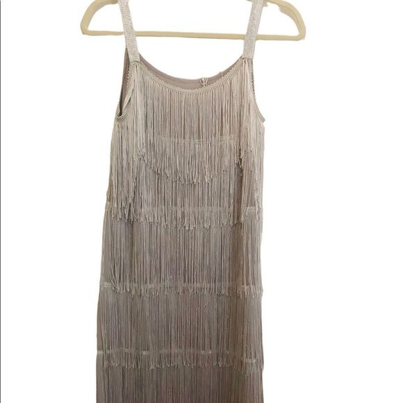Custom fully fringed flapper dress - Picture 2 of 5